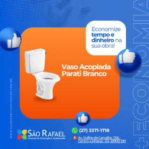 Vaso Acoplada Parati Branco
