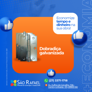 Dobradiça Galvanizada